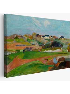 Harita Sepeti Çerçeveli Paul Gauguin Le Pouldu TABLOSU-7014