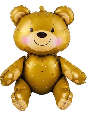 Oturan Ayı Folyo Balon 64X60 cm