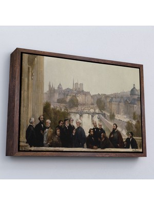 Harita Sepeti Çerçeveli Henri Gervex - Yüzyılın Panoraması Rousseau TABLO-7095