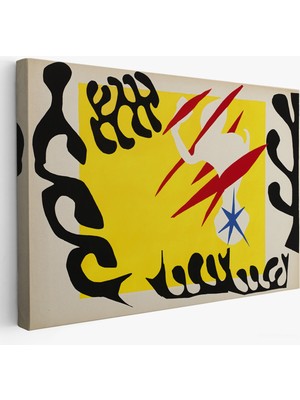 Harita Sepeti Henri Matisse- Caz'dan Beyaz Filin Kabusu TABLO-7079