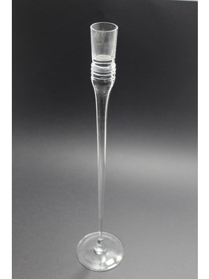 Paşabahçe El İmalatı  Kristal Mumluk Uzun Ayaklı 1 Adet 31282