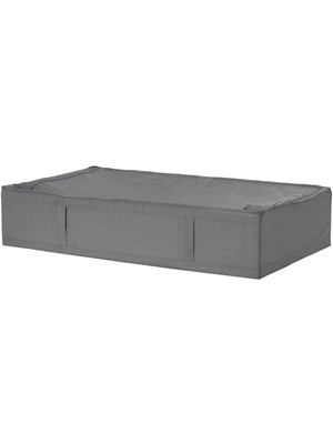 IKEA Skubb Hurç, Koyu Gri, 90X53X19 Cm, Yatak Altı Yastık Çarşaf Nevresim Giysi Saklama Kutusu Hurç Kutu