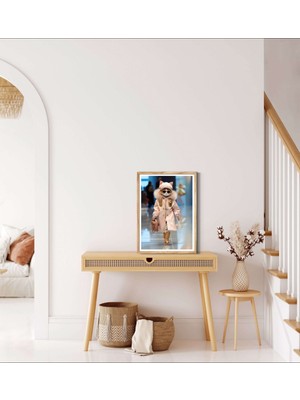 Decotorium Çerçeveli Tablo Anımal Kıngdom-Cat Serisi Mdf Tablo CAT/031