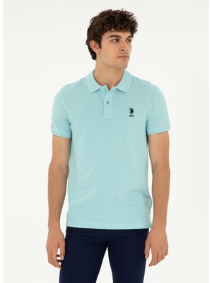 U.S. Polo Assn. Yeşil Erkek Slim Fit T-Shirt Tp04Iy024