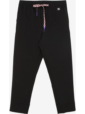 John Richmond Lastikli Bel Slim Fit Siyah Erkek Eşofman Altı UMP24087PA