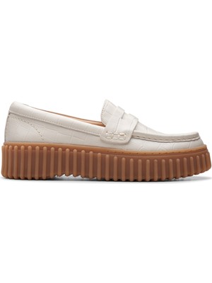 Clarks Beyaz Kadın Deri LOAFER26176357