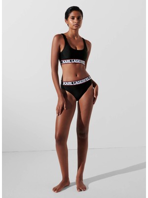 Karl Lagerfeld Siyah Kadın Bikini Üst 240W2221