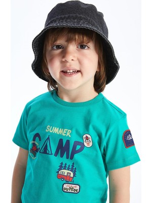 LC Waikiki Lcw Baby Bisiklet Yaka Baskılı Erkek Bebek Tişört