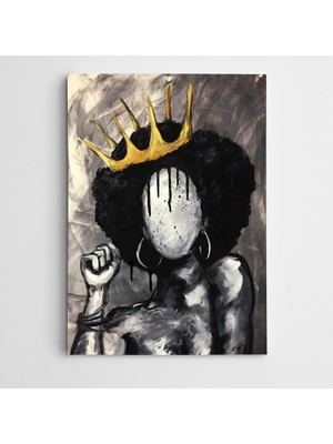 Dekolata Queen Modern Sanat Kanvas Tablo