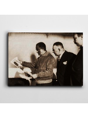 Dekolata Atatürk Ege Vapurunda Kanvas Tablo