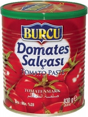 Burcu Domates Salçası Teneke 830 GR (4'lü)