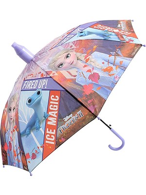 Toyfest Frozen Karlar Ülkesi Ice Magic Pvc Koruma Kılıflı Çocuk Şemsiyesi - 3 - 12 Yaş Arası Çap : 85 cm