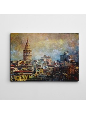 Dekolata Galata Kulesi Kanvas Tablo
