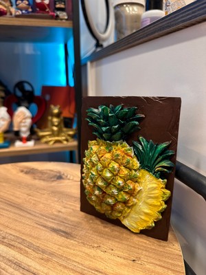 Iki Cadı Tasarım, Polyester Şık ve Dekoratif Ananas Pano