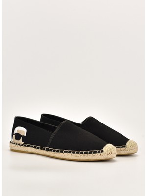 Karl Lagerfeld Siyah Kadın Espadril KL80111N 900