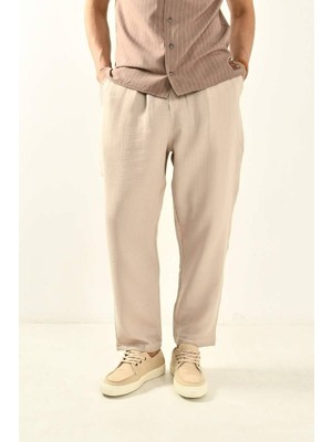 David&Gerenzo Bej Keten Basic Pantolon