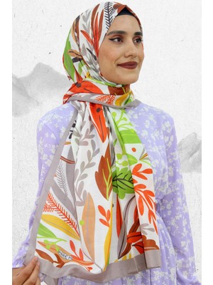 Elit Harem Soft Yaprak Desen Şal EŞ5199-3