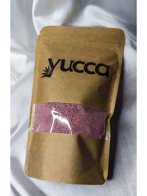 Yucca Gift Kırmızı Inci Tozu Mum - Vanilya Aromalı - 250 gr