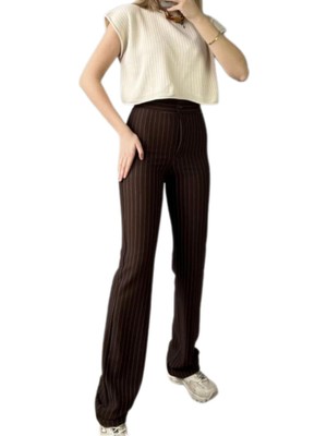 Pucka Kadın Çizgili Pantolon 2132