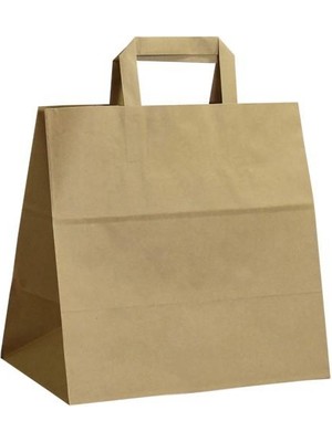 Gizpak Içten Saplı Kraft Kağıt Çanta 28X29X17CM 500 Adet