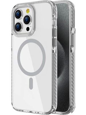 RedClick Apple iPhone 14 Pro Max Kılıf Magsafe Şarj Özellikli Airbagli Takılabilir Askı Aparatlı Redclick Nana Kapak