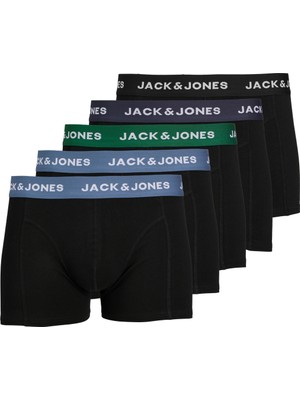 Jack & Jones Solıd Erkek Pamuklu 5 Li Boxer 12254366