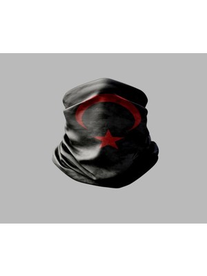 Türk Bayrağı Tasarımlı Motorsiklet Bandana