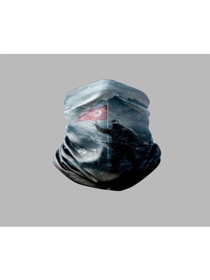 Buffalo Türk Askeri Motorcu Çok Amaçlı Outdoor Boyunluk Bandana Renkli Mikro Fiber Kumaş 50 x 25 x 25 cm