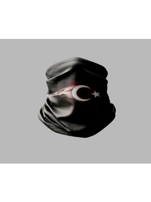 Türk Bayrağı Tasarımlı Motorsiklet Bandana