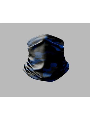 Buffalo Kamuflaj Tasarımlı Motorcu Çok Amaçlı Outdoor Boyunluk Unisex Bandana