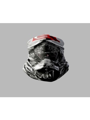 Buffalo Türk Askeri Motorcu Çok Amaçlı Outdoor Boyunluk Unisex Bandana