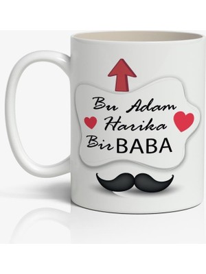 Nostaljik Lezzetler Bu Adam Harika Bir Baba Baskılı Kahve Kupa Bardak Babalar Günü Kupası