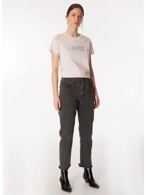 Levi's Kadın Bisiklet Yaka Pul Baskılı T-Shirt - A2086-0279