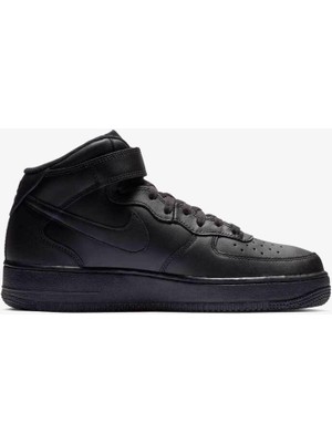 Nike Air Force 1 Mid Erkek Siyah Günlük Ayakkabı