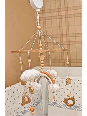 Ailanthus Anivex Dönence Beşik Dönencesi El Yapımı Doğal Bebek Çocuk Odası Dönence Müzik Kutusu Hediyemizdir.