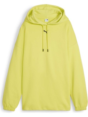 Puma Kadın Lime Sheen Puma Dare To Oversized Hoodie Tr Sarı Kadın Sweatshirt