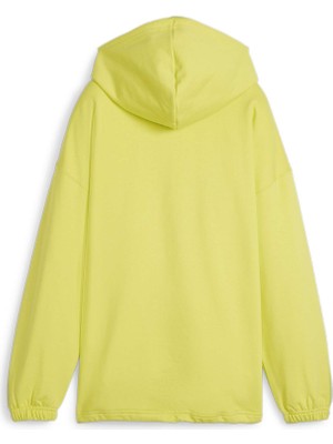 Puma Kadın Lime Sheen Puma Dare To Oversized Hoodie Tr Sarı Kadın Sweatshirt