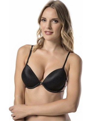 Intive Lingerie Le Jardin Valeria Biyeli Taşlı Mikro Push-Up Arkası Ip Detaylı Sütyen - 7007