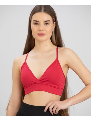 Intive Lingerie Aurafit Fitilli Arkası Çapraz Derin Dekolte Ip Askılı Spor SÜTYENI/BÜSTIYER-9026