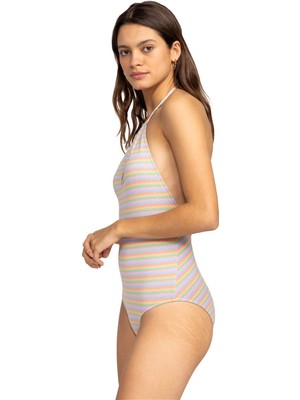 Roxy Wavy Stripe One Piece Kadın Mayo