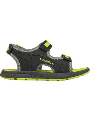 Merrell Panther 3.0 Siyah - Yeşil Çocuk Sandalet Erkek Çocuklar İçin Rahat ve Dayanıklı