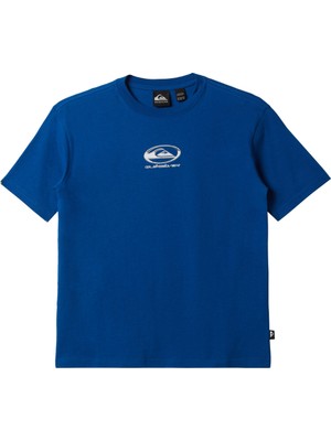 Quiksilver Chrome Logo Yth Bst Erkek Çocuk Mavi Tişört