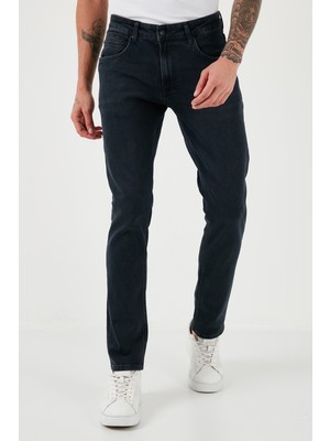 Buratti Pamuklu Normal Bel Regular Fit Boru Paça Jeans Erkek Kot Pantolon 2210J116PARMA