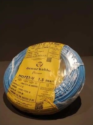 Öznur 1,5mm Nya Kablo H.free Mavi