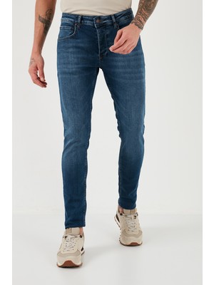 Buratti Pamuklu Normal Bel Slim Fit Dar Paça Jeans Erkek Kot Pantolon 1122J107NAPOLI