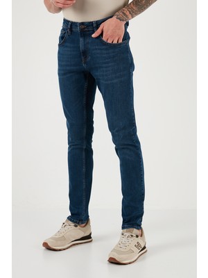 Buratti Pamuklu Yüksek Bel Slim Fit Dar Paça Jeans Erkek Kot Pantolon 3300J107TOKYO