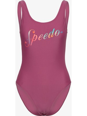 Speedo Logo Deep Ubk 1pc Pt Kadın Pembe Mayo 8-00307616651