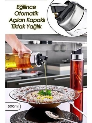 Sumptuous Borosilikat Tik Tak Yağdanlık 500 Ml.