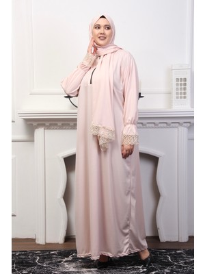 Defka Başörtülü Tesettür Kadın Namaz Elbisesi