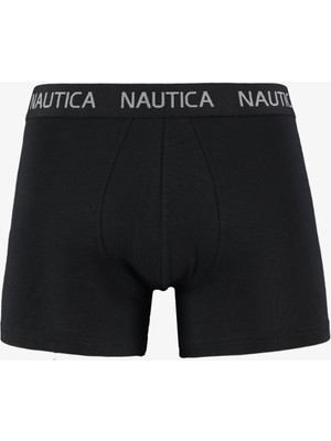 Nautıca Erkek Siyah Standart Fıt 3'lü  Boxer XE45110T.0TB